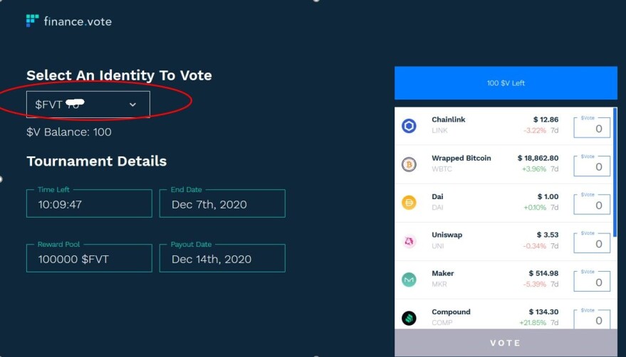 voting page