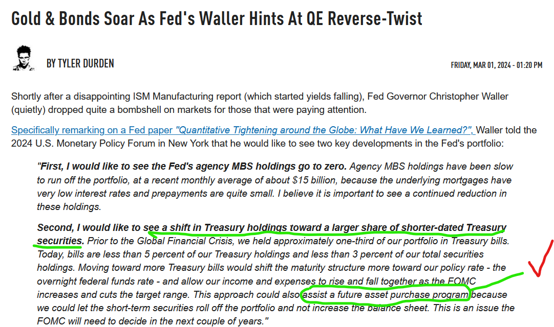 fed jawboning qe