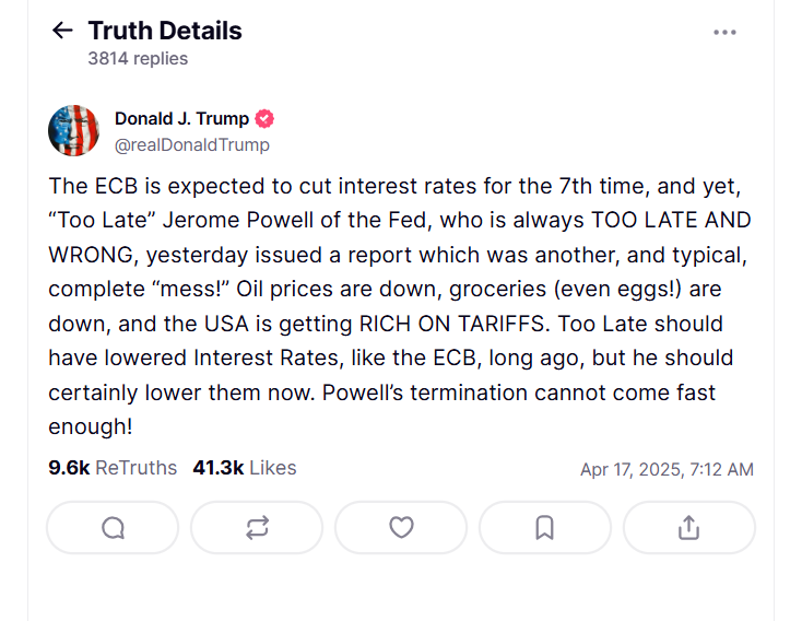 donaldtrump usa president truthsocial