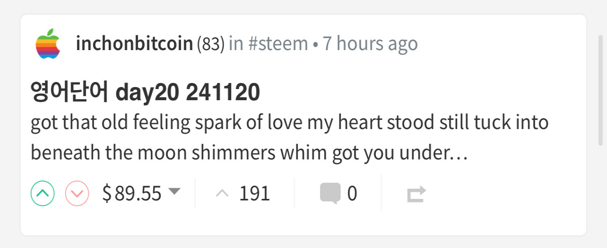 steemit post engagement and earnings from upvotes