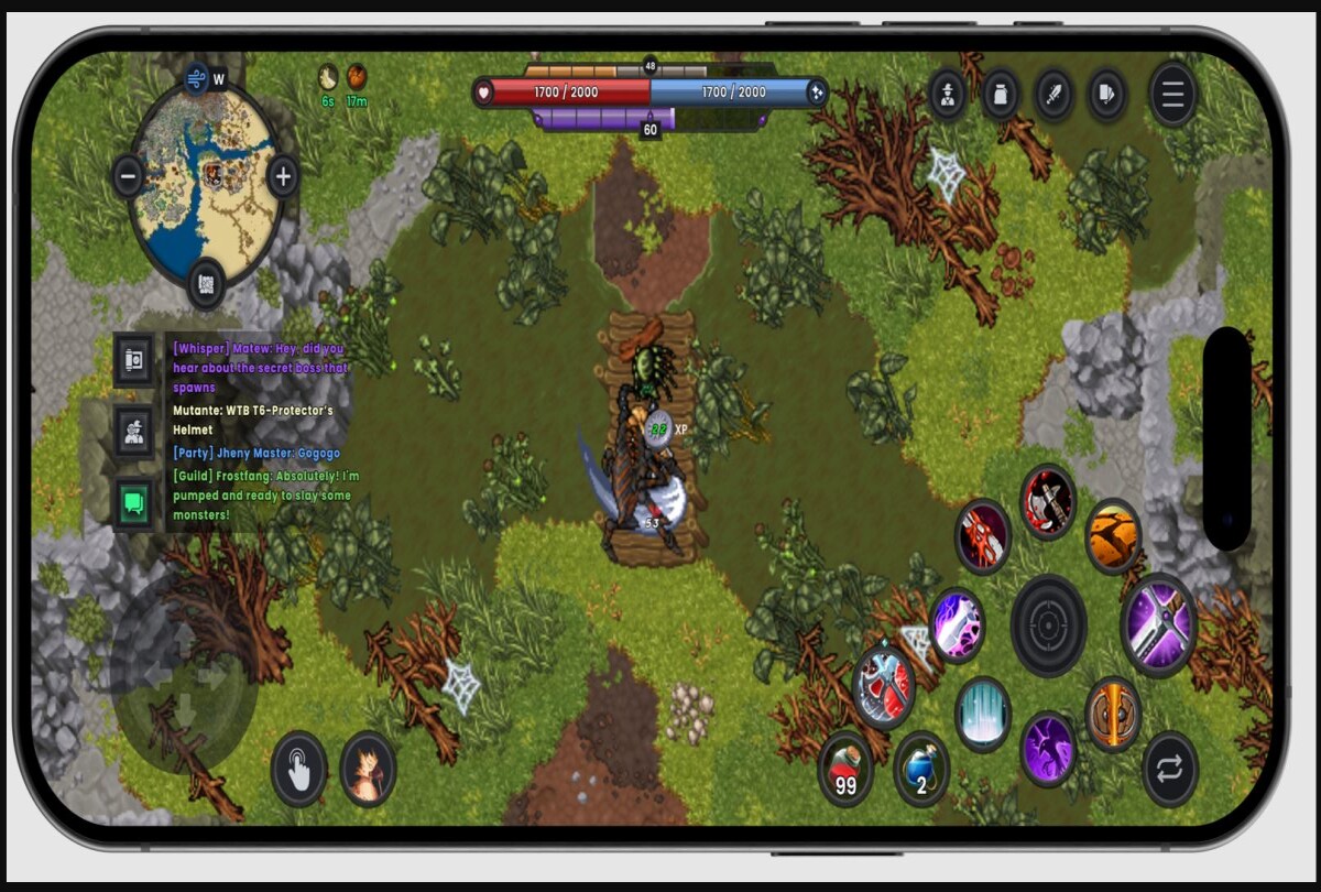 RavenQuest mobile screenshot