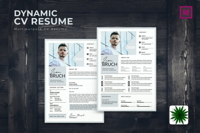 Dynamic CV Resume by karkunstudio on Envato Elements