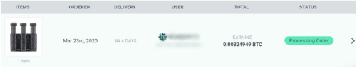 Bitcoins in escrow - At Purse.io