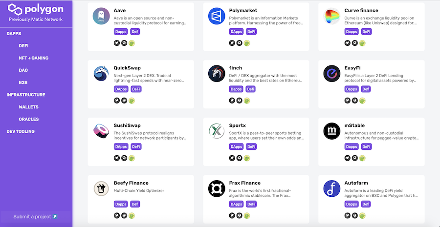 polygon, blockchain,dapps
