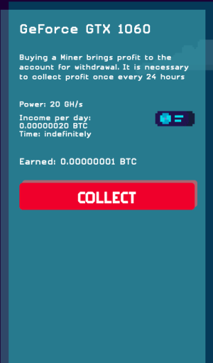 Snapshot from Bitcoin Mania