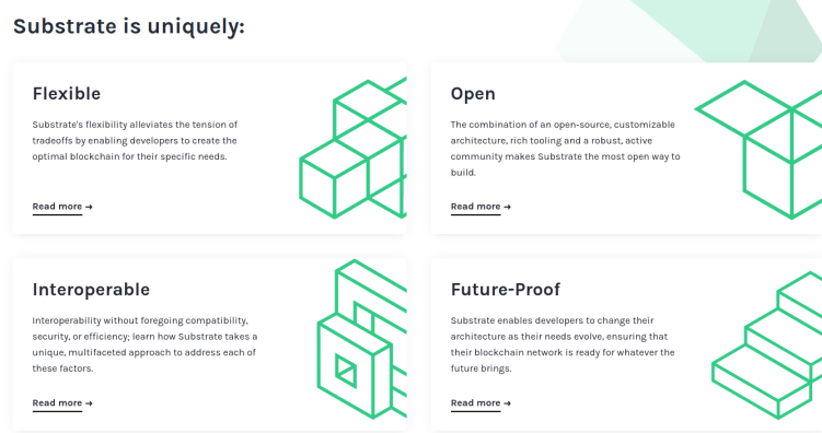 Substrate features
