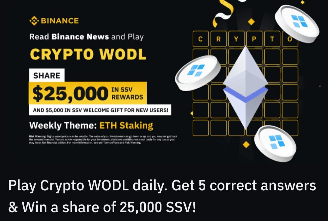 Play2Earn Experiment - I played Binance WODL to check the rewards