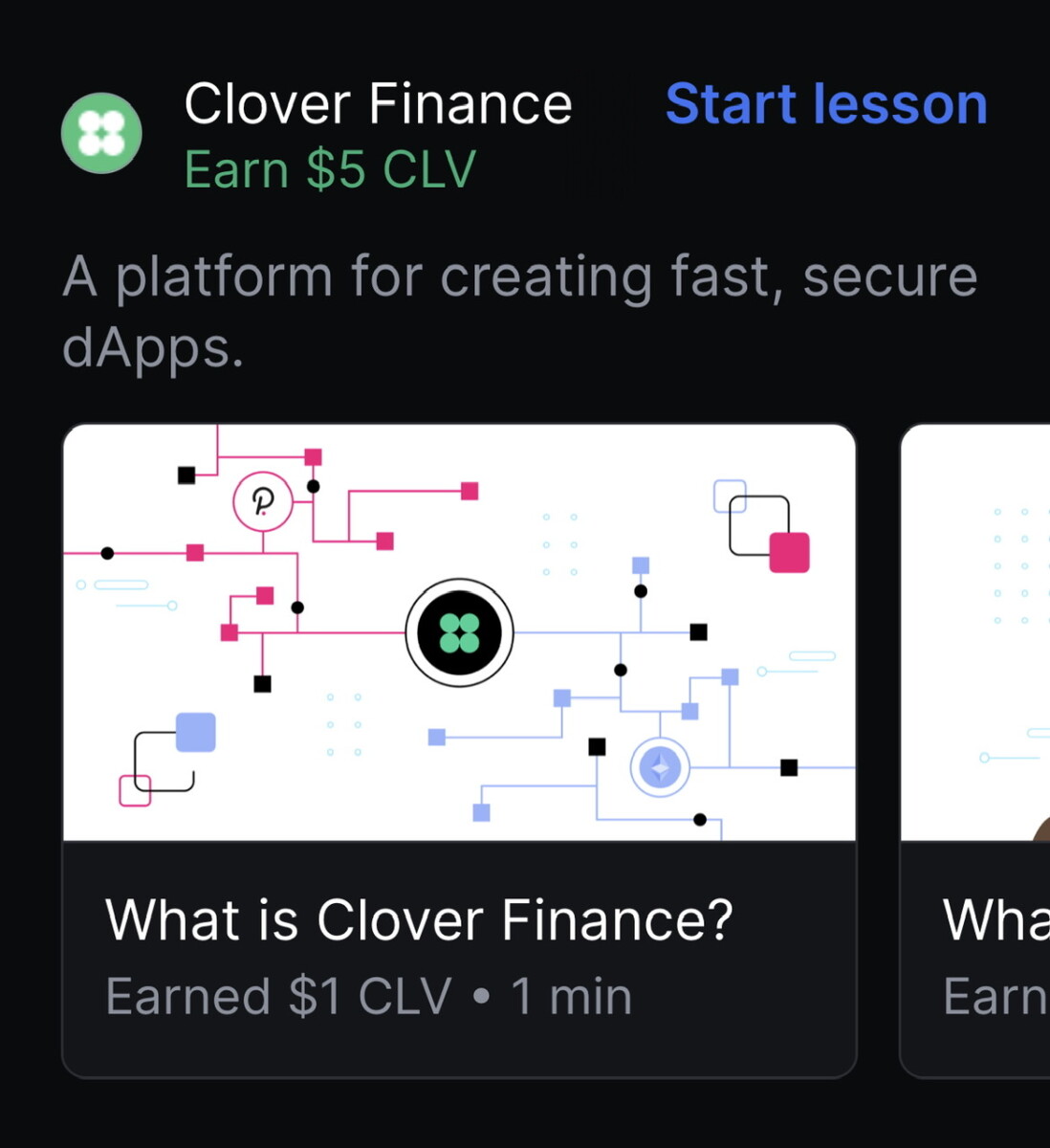 Free Crypto with Coinbase Earn Clover Finance