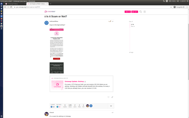 Uniswap Bonus SCAM - P5