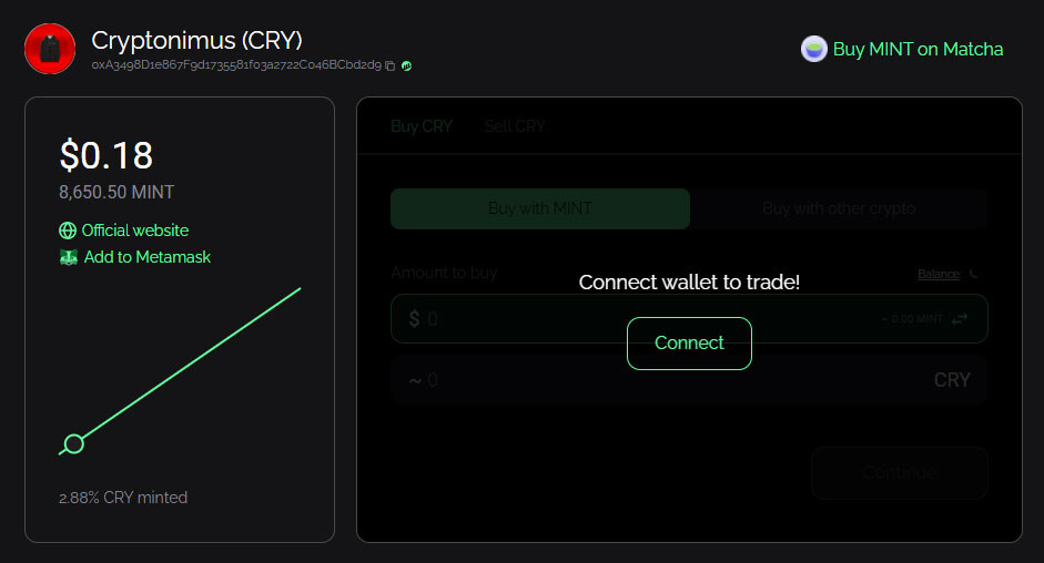cryptonimus token mintclub