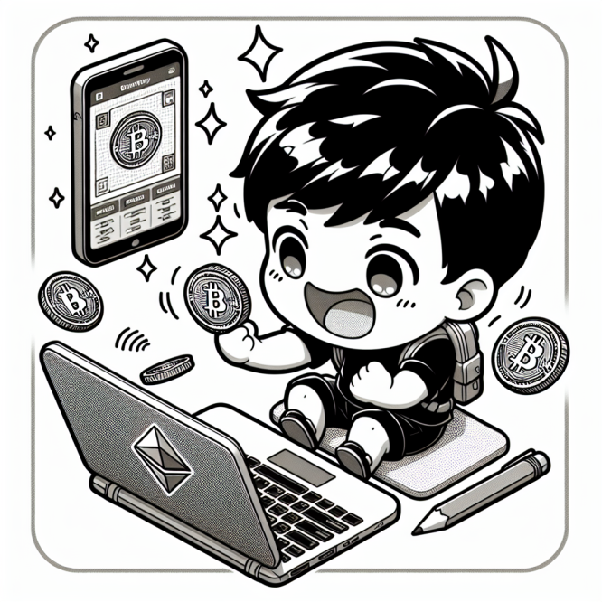 enthusiastically buying crypto