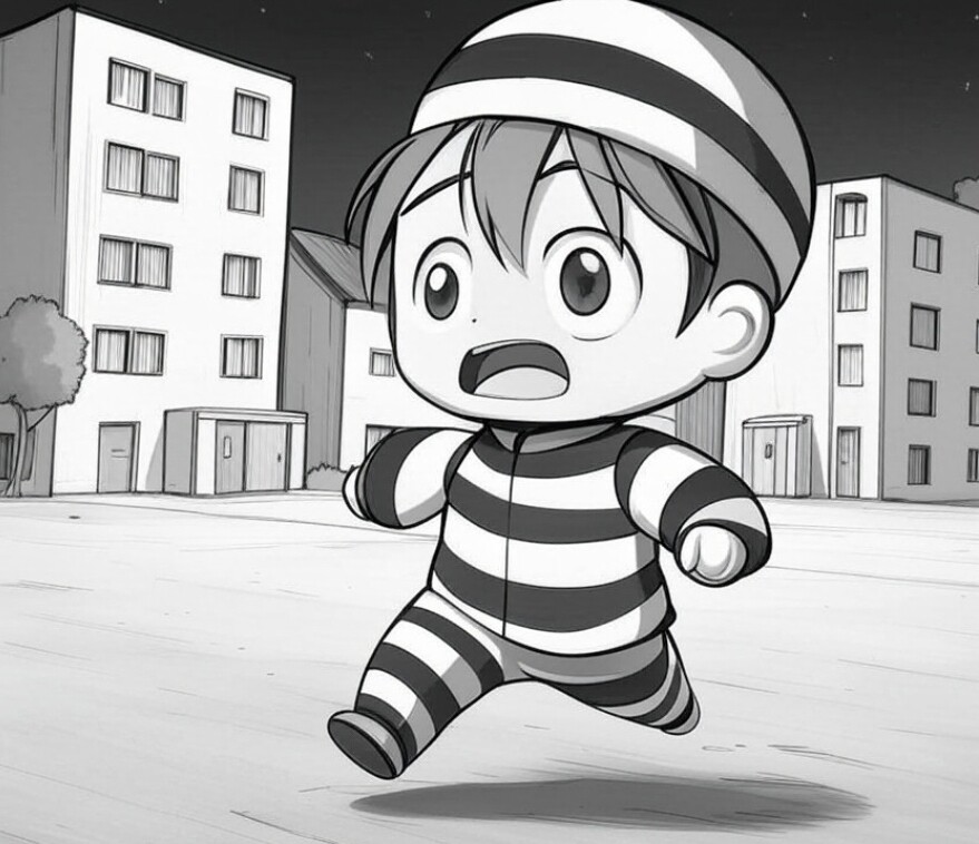 Running from the law