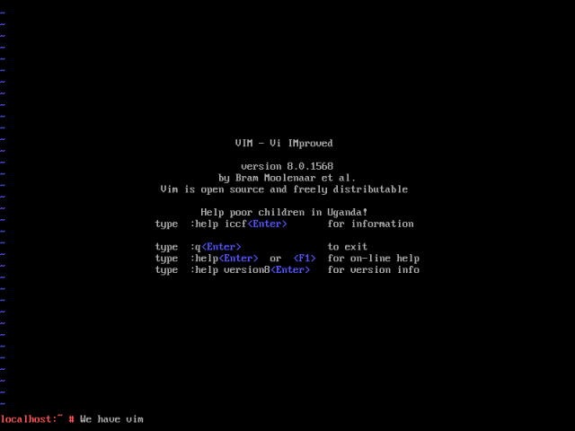 God's own text editor