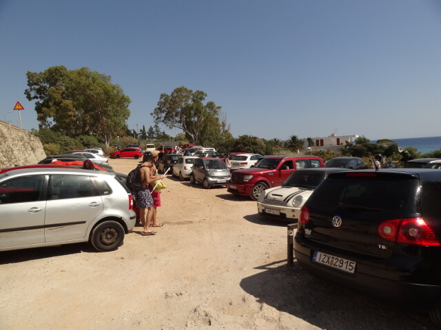 Greece - Around Athens - Agia Marina - Beaches - Akrotiri Lombardy - Parking