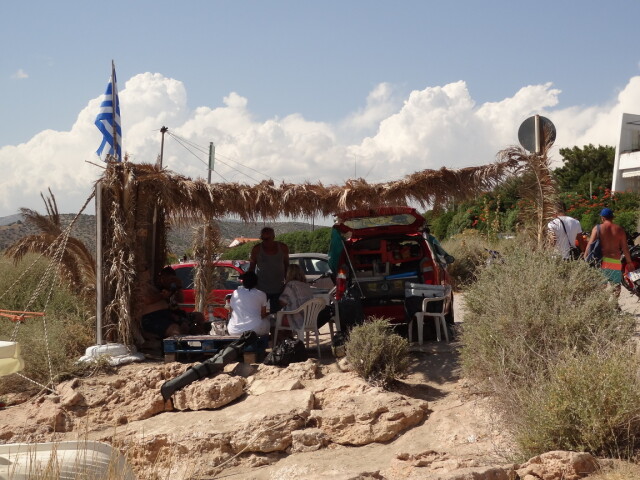 Greece - Around Athens - Agia Marina - Beaches - Akrotiri Lombardy - Canteen