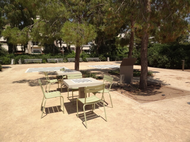 Greece - Around Athens - Kallithea - POI: Stavros Niarchos Park - Chess Tables