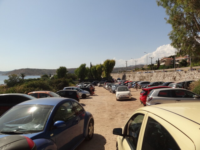 Around Athens - Agios Dimitrios - Beaches - Altheas Beach - Parking
