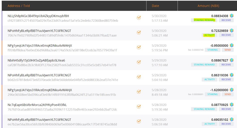 transactions