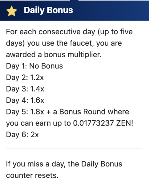 Daily Bonus
