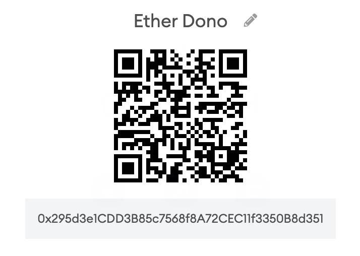 ether dono wallet