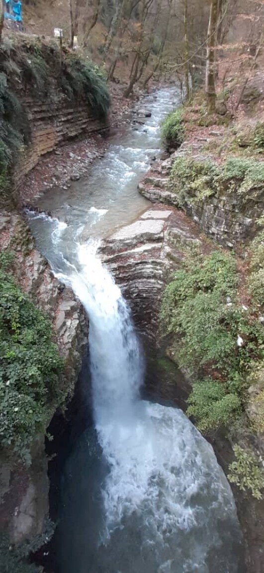 A Waterfall Trapped inside Dark Heartless Rocks