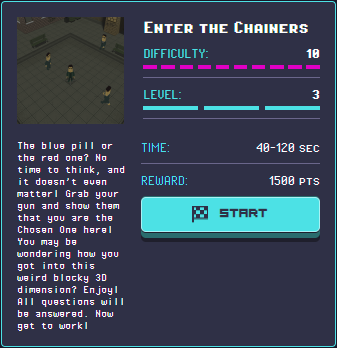 RollerCoin - Minigame Enter The Chainers - Description