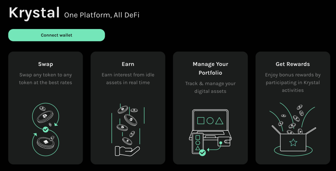 Krystal One Platform, All DeFi