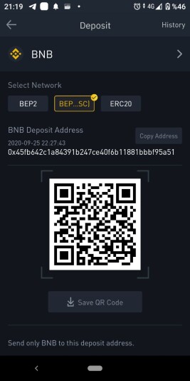 bep-20 wallet adress