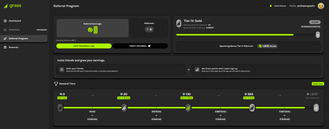 passive income with the browser extension