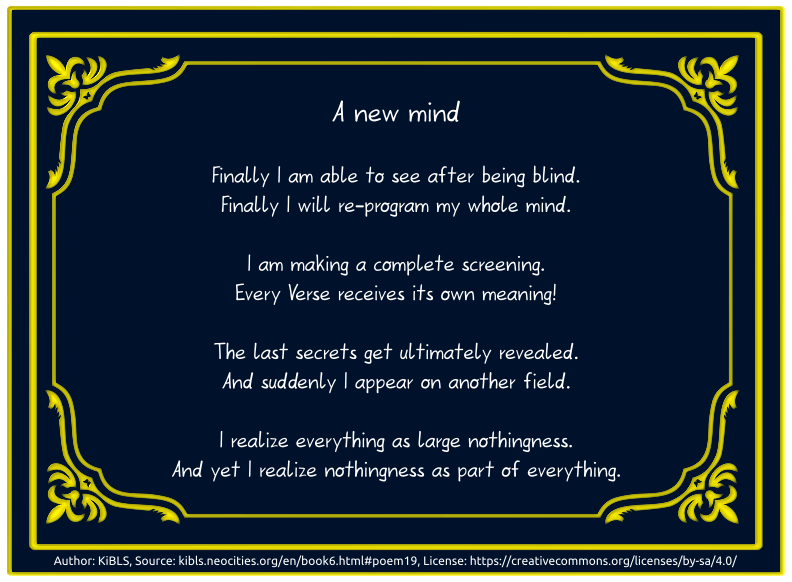 A new mind