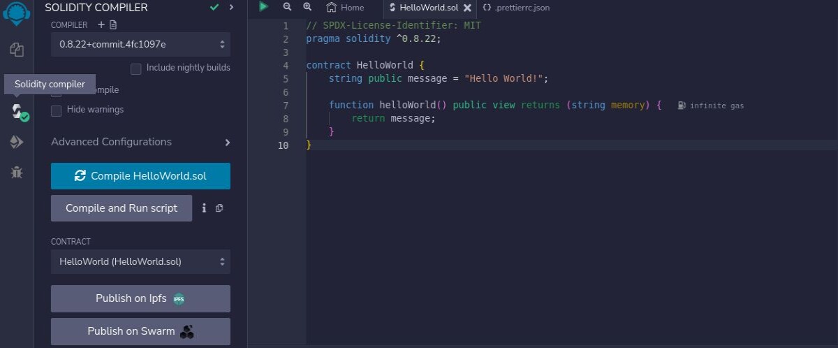 How to Create Your First Smart Contract in Solidity with Remix