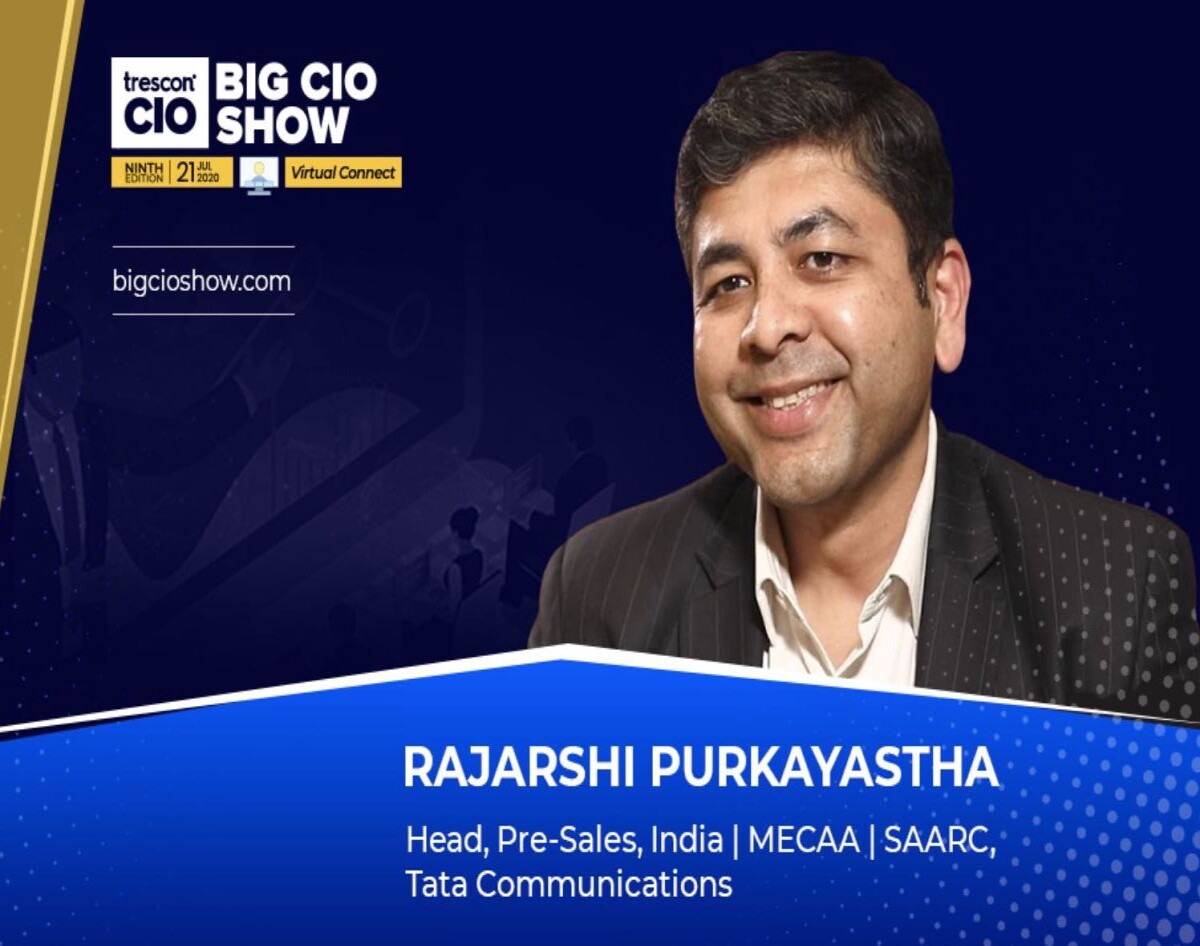 Rajarshi Purkayastha of Tata Communications shared valuable insights at Big CIO Show organized by Trescon.