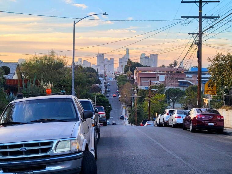 A nice winter in Los Angeles