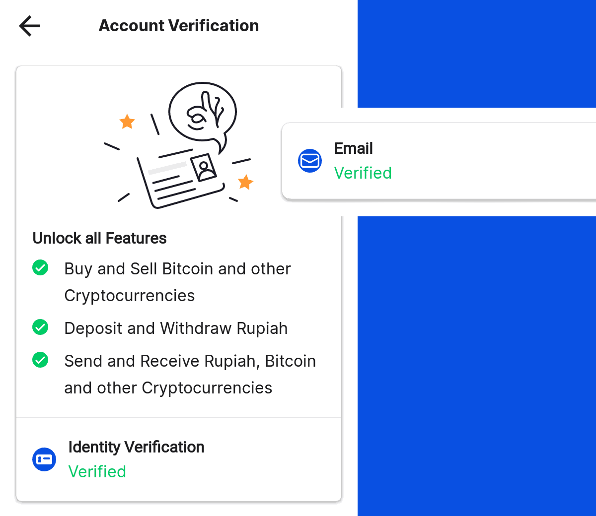 image of Pintu's Account Verification