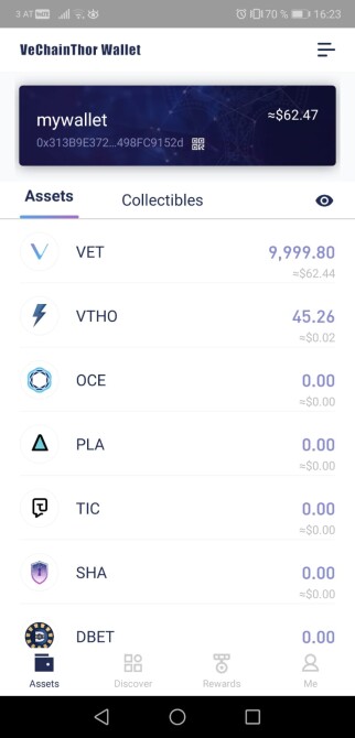 VeChainThor Wallet