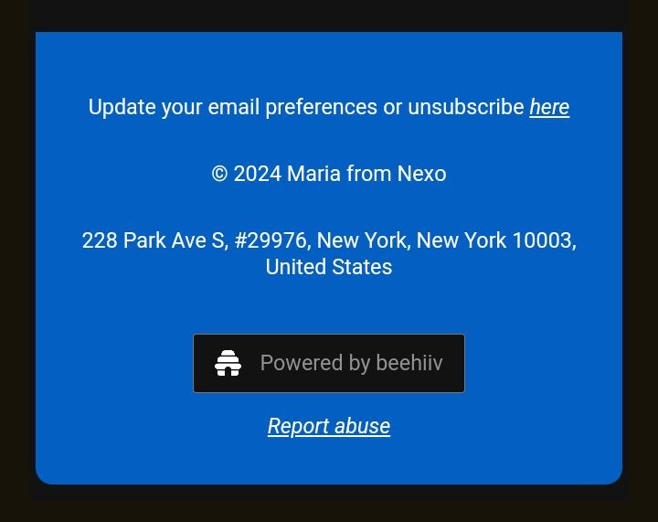 Nexo Airdrop Scam Email Pt4