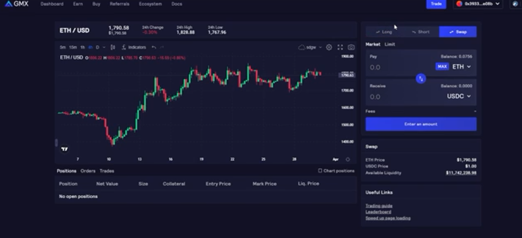 GMX DEX