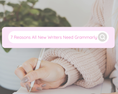 image shows girl's hand writting in a notebook
