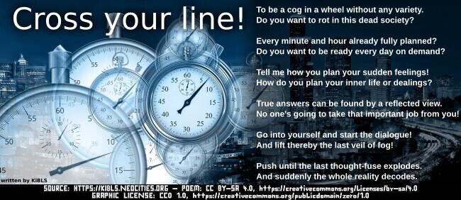 Cross your line!