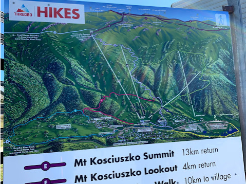 MTB routes and hikes around Mt Kosciuszko
