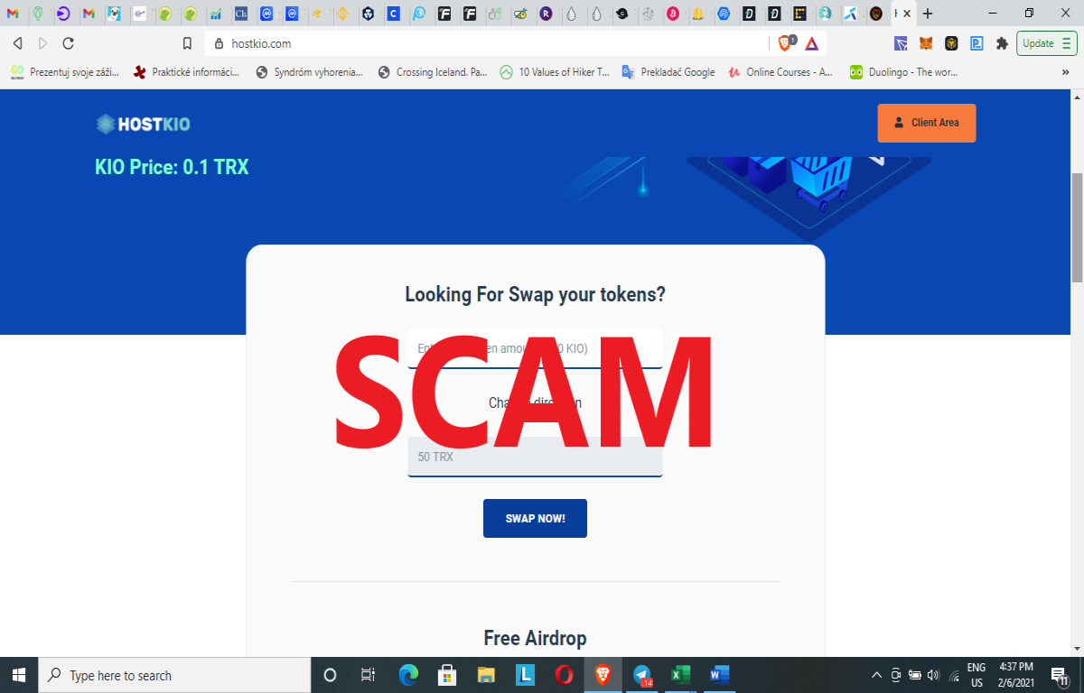 Scam Tokens