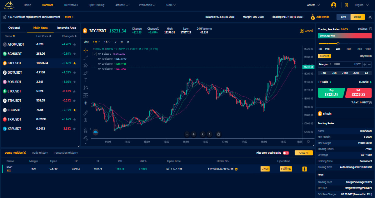 Bityard PC trade app