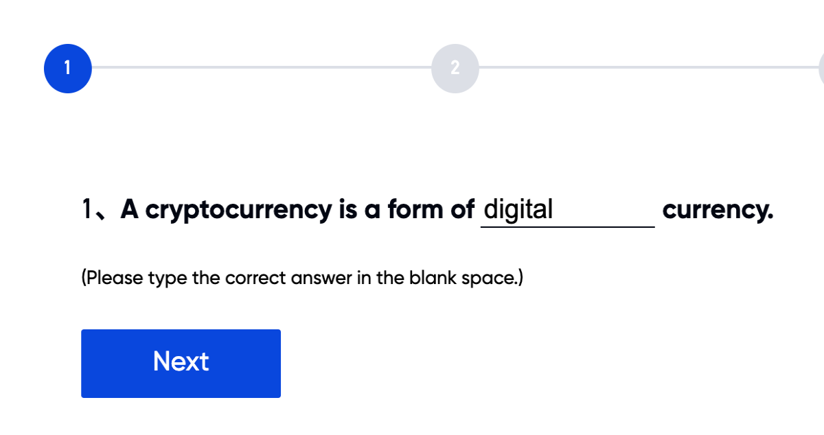 first question