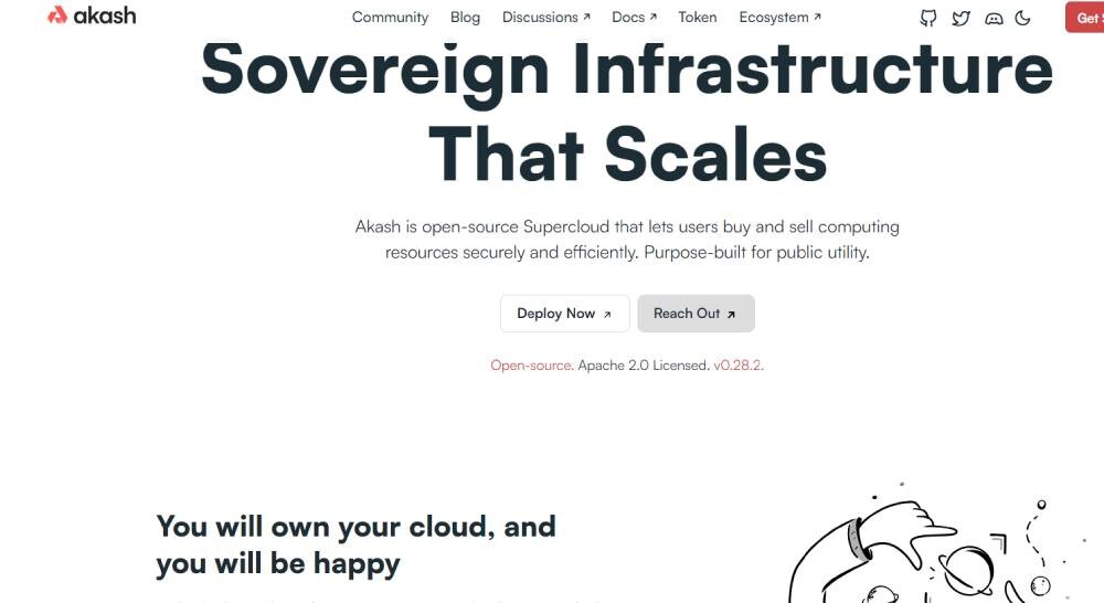 akask decentralised web3 hosting