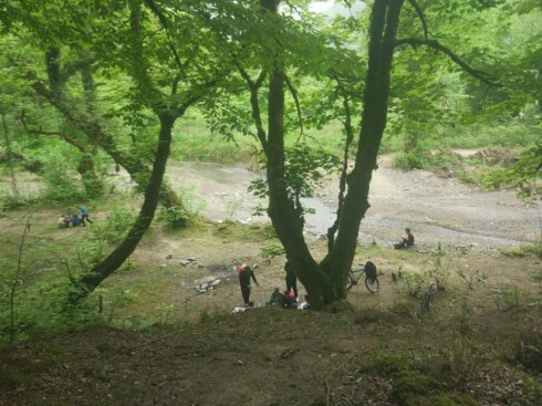 Cycling And Discovering A New Village Deep in The Forest