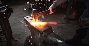 Hammer &amp; Anvil Hardening of Metal
