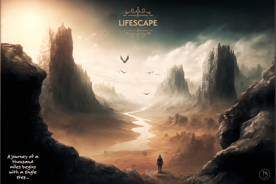 Lifeescape: A journey of a thousand miles starts with the first step...