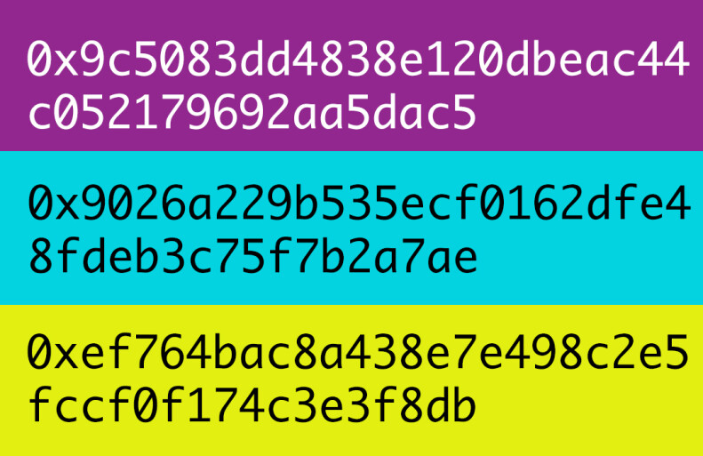 crypto addresses