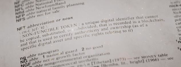 Merriam Webster's definition of NFT