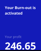 Burnout rewards